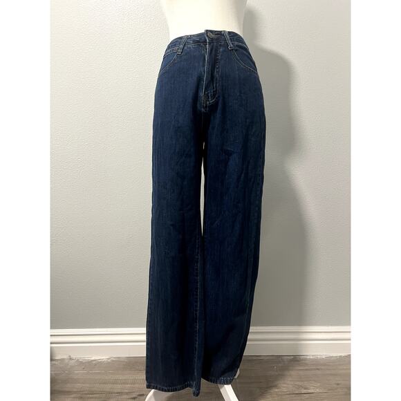 Dark Denim Straight Leg Jeans - Picture 1 of 4